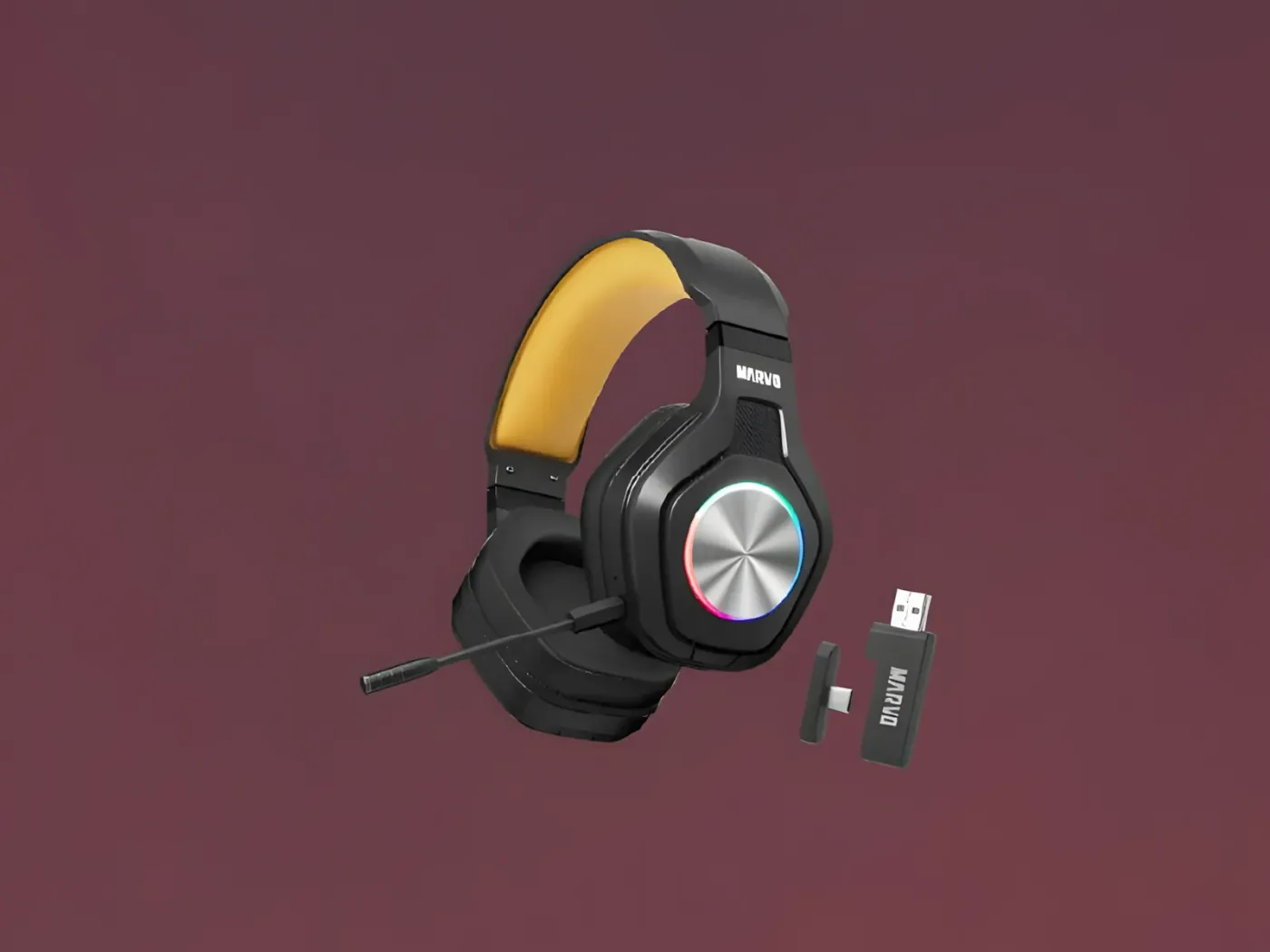 Detachable microphone providing crystal-clear communication for gaming