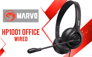 Marvo HP1001 Office Headset - Image 1