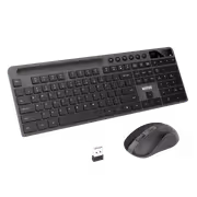 MARVO KC411W-EN-BK Wireless Keyboard & Mouse Combo - 1600 DPI - image 5