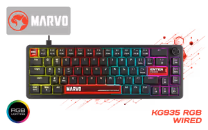 MARVO KG935 Mechanical Gaming Keyboard Linear Switch MARVO KG935 Mechanical Gaming Keyboard Linear Switch - Image 1