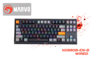 MARVO KG980B-EN-B Compact 87-Key RGB Mechanical Gaming Keyboard - image 1