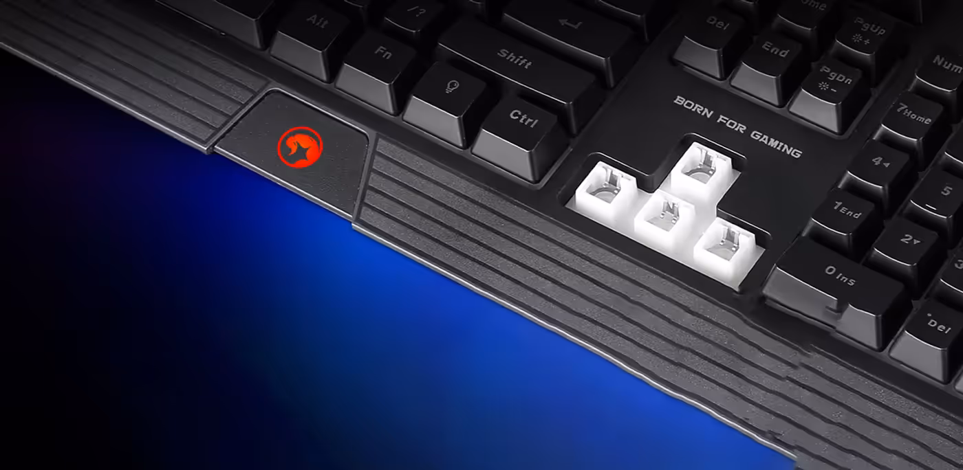 MARVO KG880 Membrane Gaming Keyboard - Desktop View