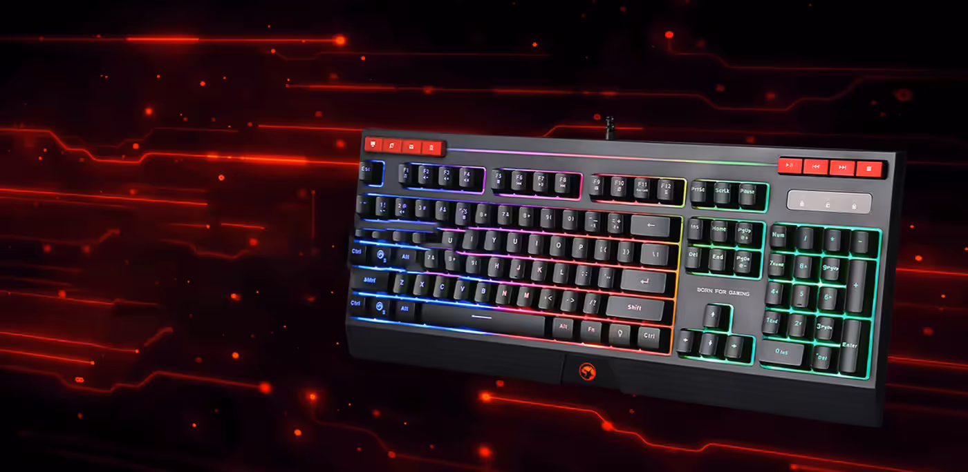 Performance of MARVO KG880 Membrane Gaming Keyboard - Desktop View