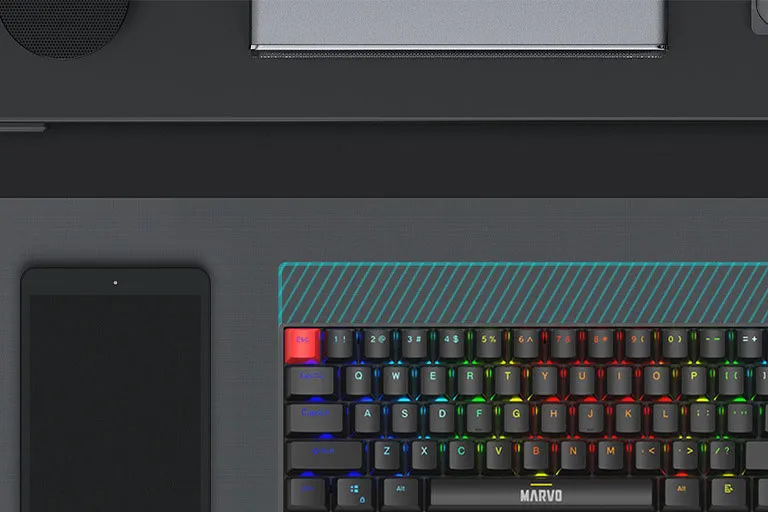 MARVO KG933G Saber 61 Keyboard - Compact Design