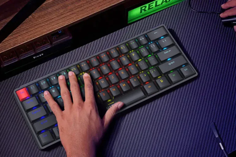 Durable Design of MARVO KG933G Saber 61 Keyboard