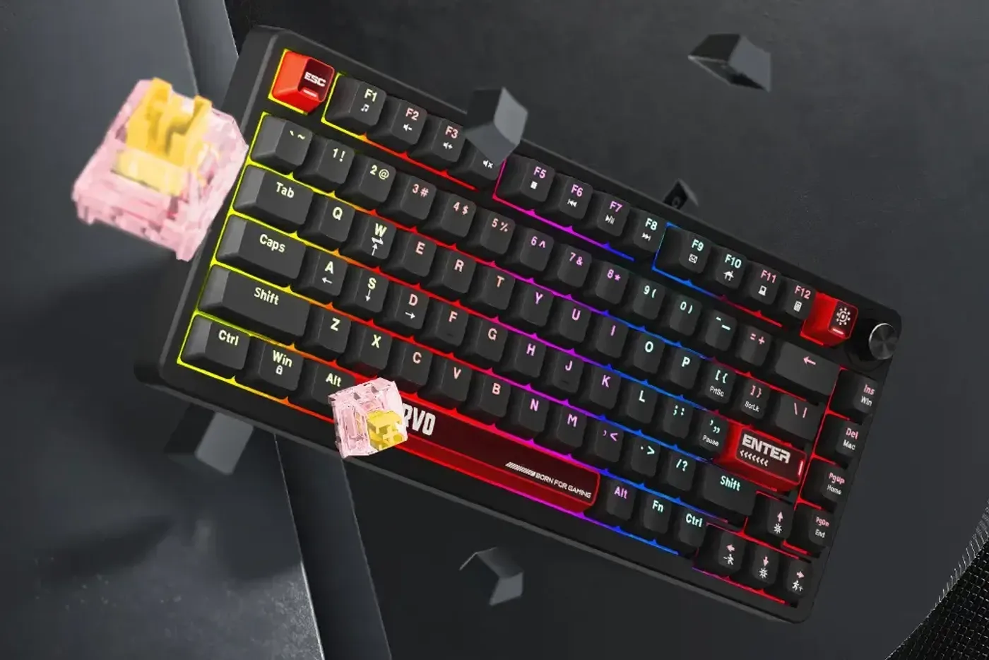 MARVO KG935 switches close-up