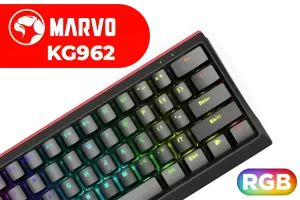 Buy MARVO KG962 Mechanical Gaming Keyboard - Blue Switch | Fast & Responsive Gaming - image 1