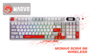 Marvo Monka Sora 98 Wireless Gaming Keyboard