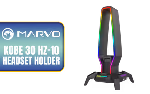 open-box-marvo-kobe-30-hz-10-headset-holder-usb-2-0-hub-dynamic-rgb-usb-powered - Image 1