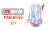 MARVO M413 Wired Mouse — 7200 DPI, 7-Button RGB - image 1