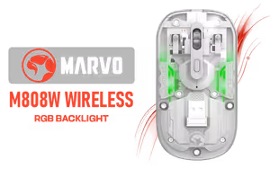 MARVO M808W Wireless Mouse - Image 1