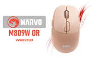 Marvo M809W-OR Wireless Ergonomic Mouse with Rechargeable Battery - image 1