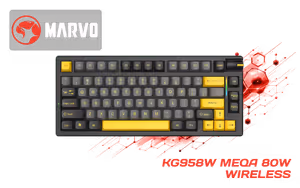 MARVO Meqa KG958W Wireless Mechanical Gaming Keyboard - Yellow Switch - Image 1
