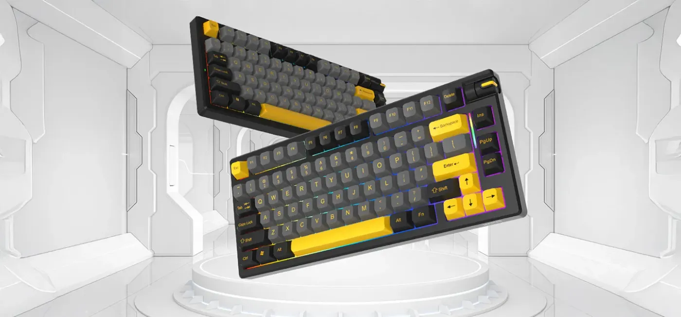 MARVO Meqa KG958W wireless mechanical gaming keyboard shown in full
