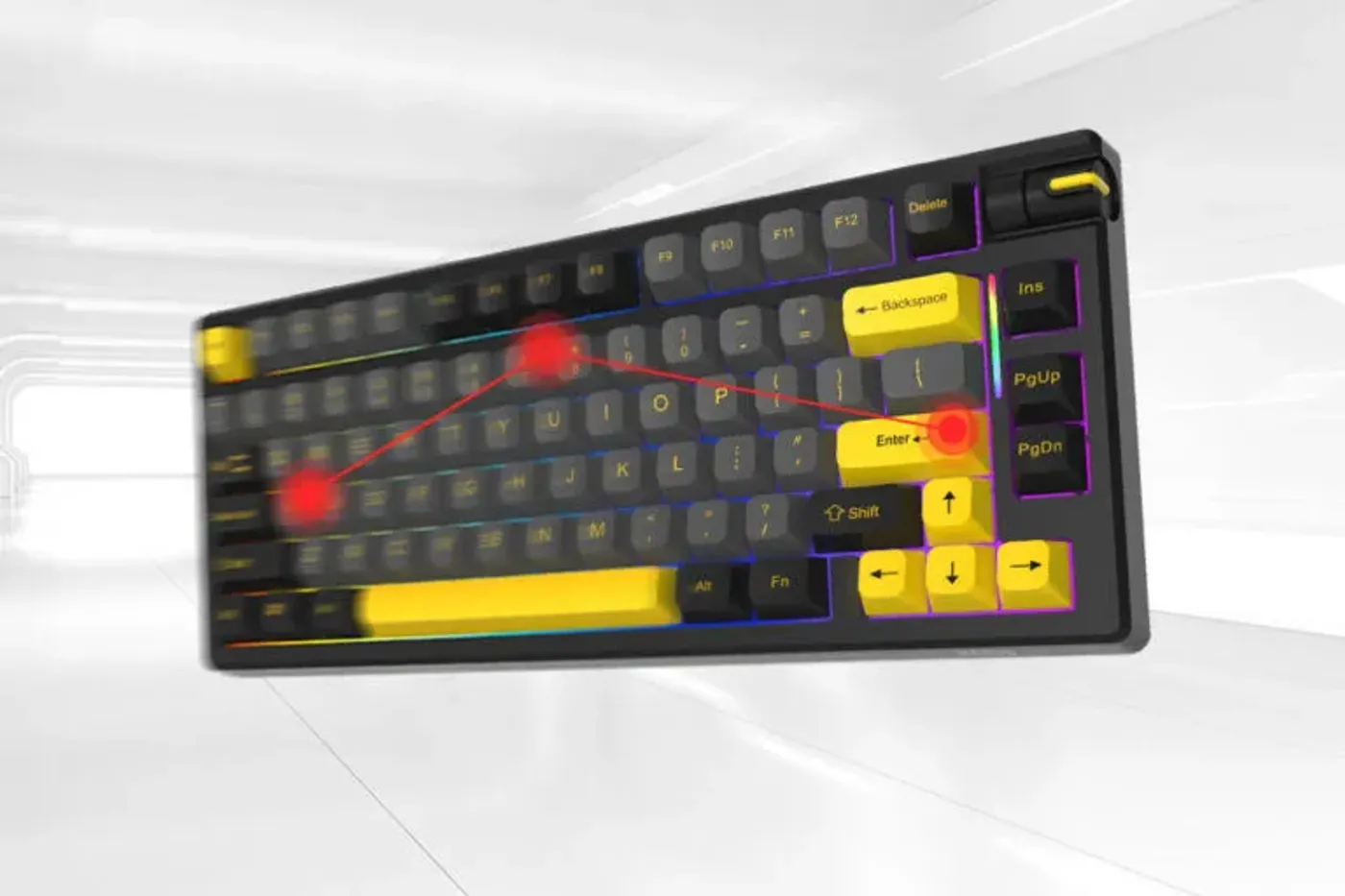 Anti-ghosting key registration on the MARVO Meqa KG958W