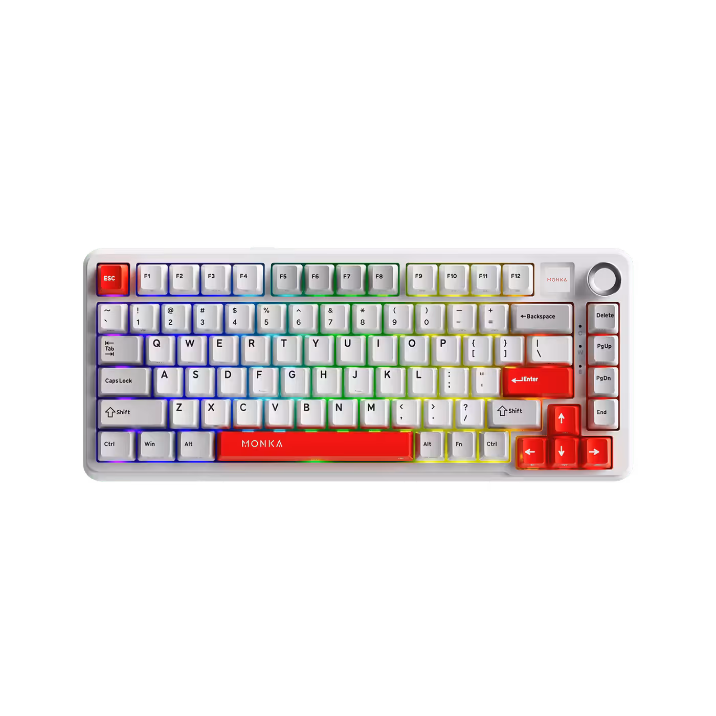 MARVO MONKA Sora 75 wireless gaming keyboard front view