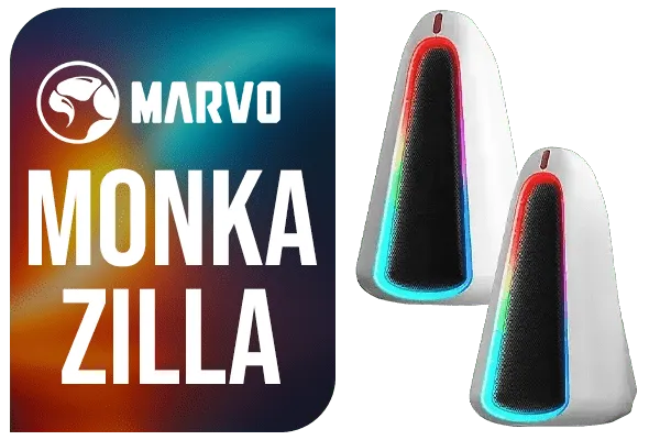 MARVO MONKA ZILLA RGB Gaming Speakers