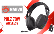 Buy MARVO Pulz 70W HG9086W BK Wireless Gaming Headset - Open Box | High-Quality Sound - image 1