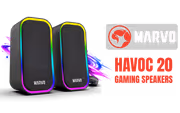 MARVO SG-285 Havoc 20 RGB Gaming Speakers — 2x3W, 3.5mm - image 1