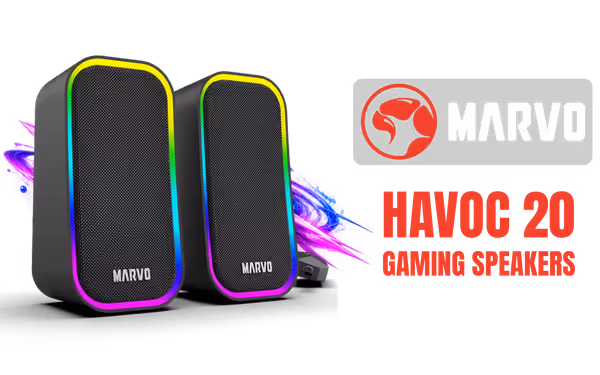 MARVO SG-285 Havoc 20 RGB Gaming Speakers — 2x3W, 3.5mm - image 1 MARVO SG-285 Havoc 20 RGB Gaming Speakers — 2x3W, 3.5mm - image 1