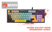 MARVO K638B Soldat S50B Membrane Gaming Keyboard - Rainbow Backlit - image 1