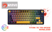 Marvo Titan 75 Tri-Mode Mechanical Gaming Keyboard - Hot-Swap, 4000mAh - image 1