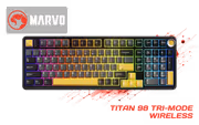 Marvo Titan 98 Tri-Mode Mechanical Gaming Keyboard - Hot-Swap RGB - image 1