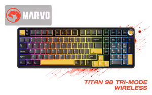 marvo-titan-98-tri-mode-mechanical-keyboard - Image 1