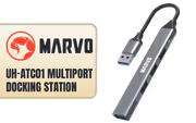Marvo UH-ATC01 4-Port Multiport Docking Station - Plug & Play - image 1