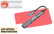 Marvo UH-ATC01 4-Port Multiport Docking Station - Plug & Play - image 1
