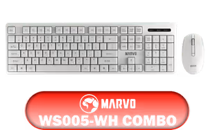 marvo-ws005-wh-wireless-mouse-keyboard-combo - Image 1