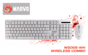 MARVO WS005-WH Wireless Mouse & Keyboard Combo — 1600 DPI - image 1