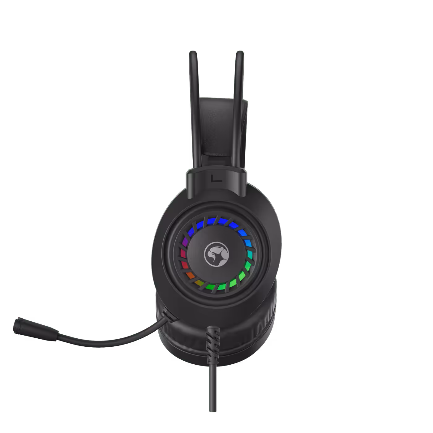 MONKA Akari 50 Black headset detailed side view