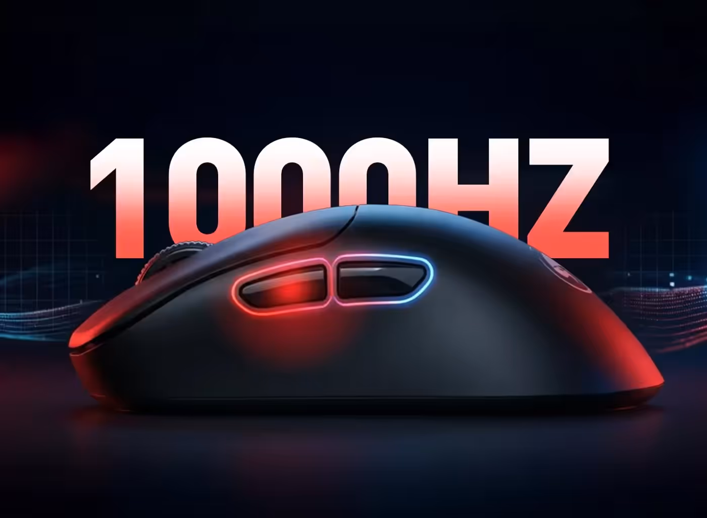 NIRO B40 gaming mouse designed for smooth tracking and fast response