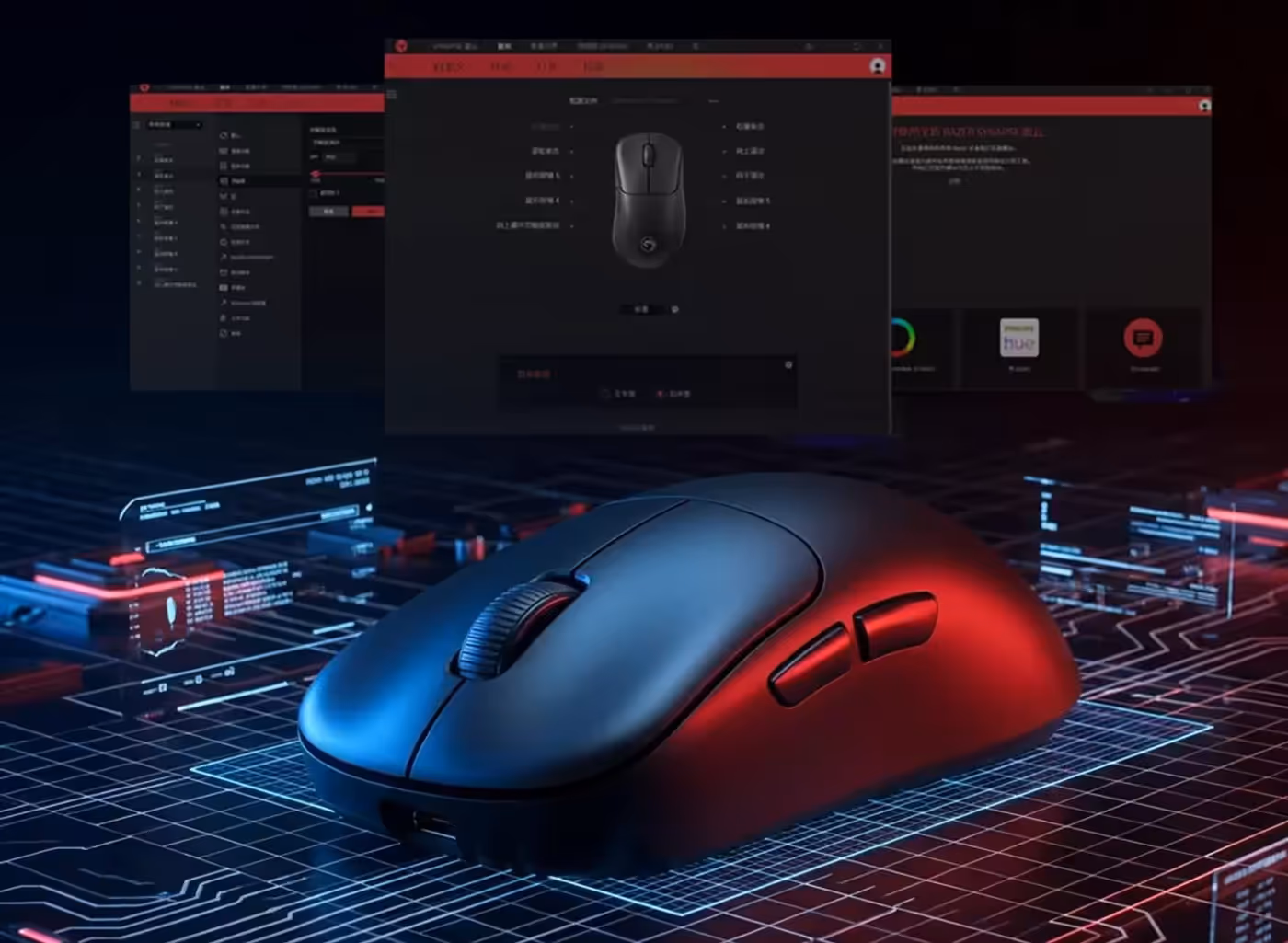 NIRO B40 mouse featuring adjustable DPI levels for precise control