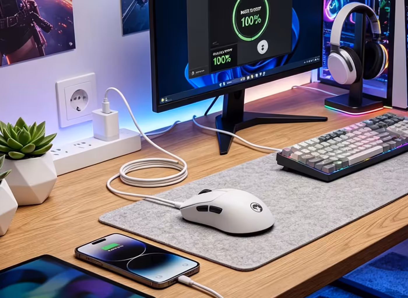 NIRO B40 mouse featuring customizable buttons and durable switches