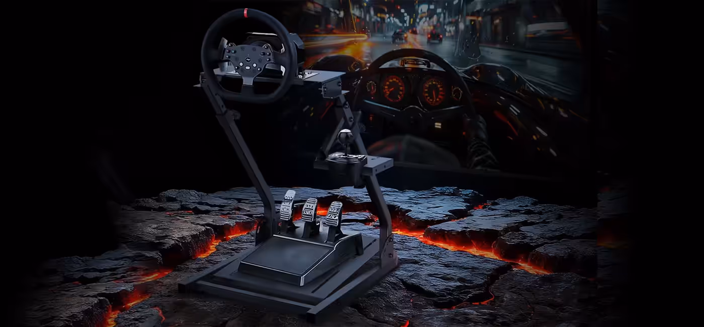Marvo Racer GT-300 high-performance compact racing stand overview