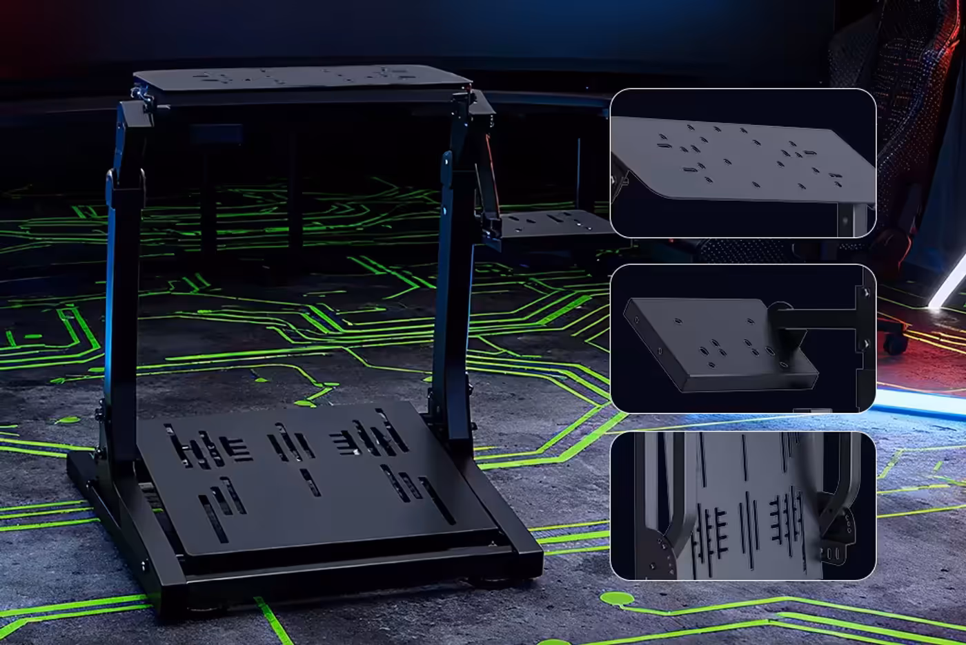 Telescopic frame adjustment for customizable stand length