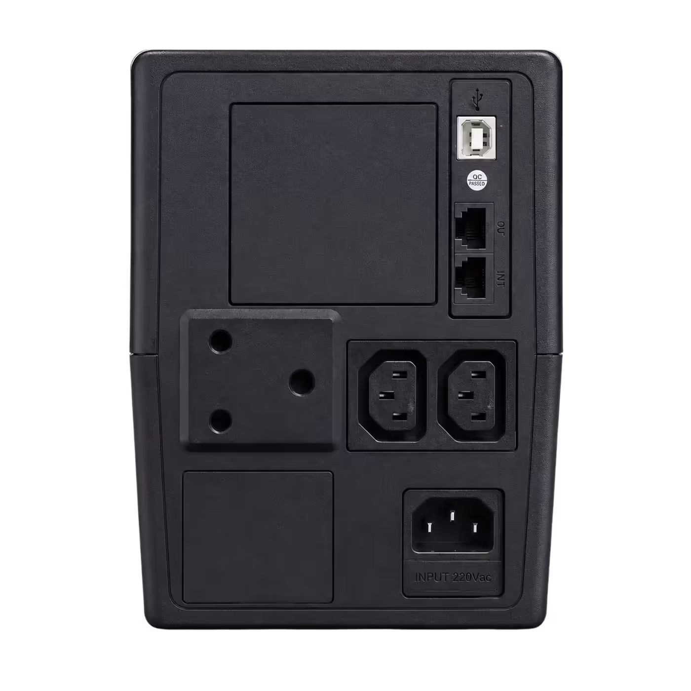 Mecer UPS demonstrating network and communication port protection features