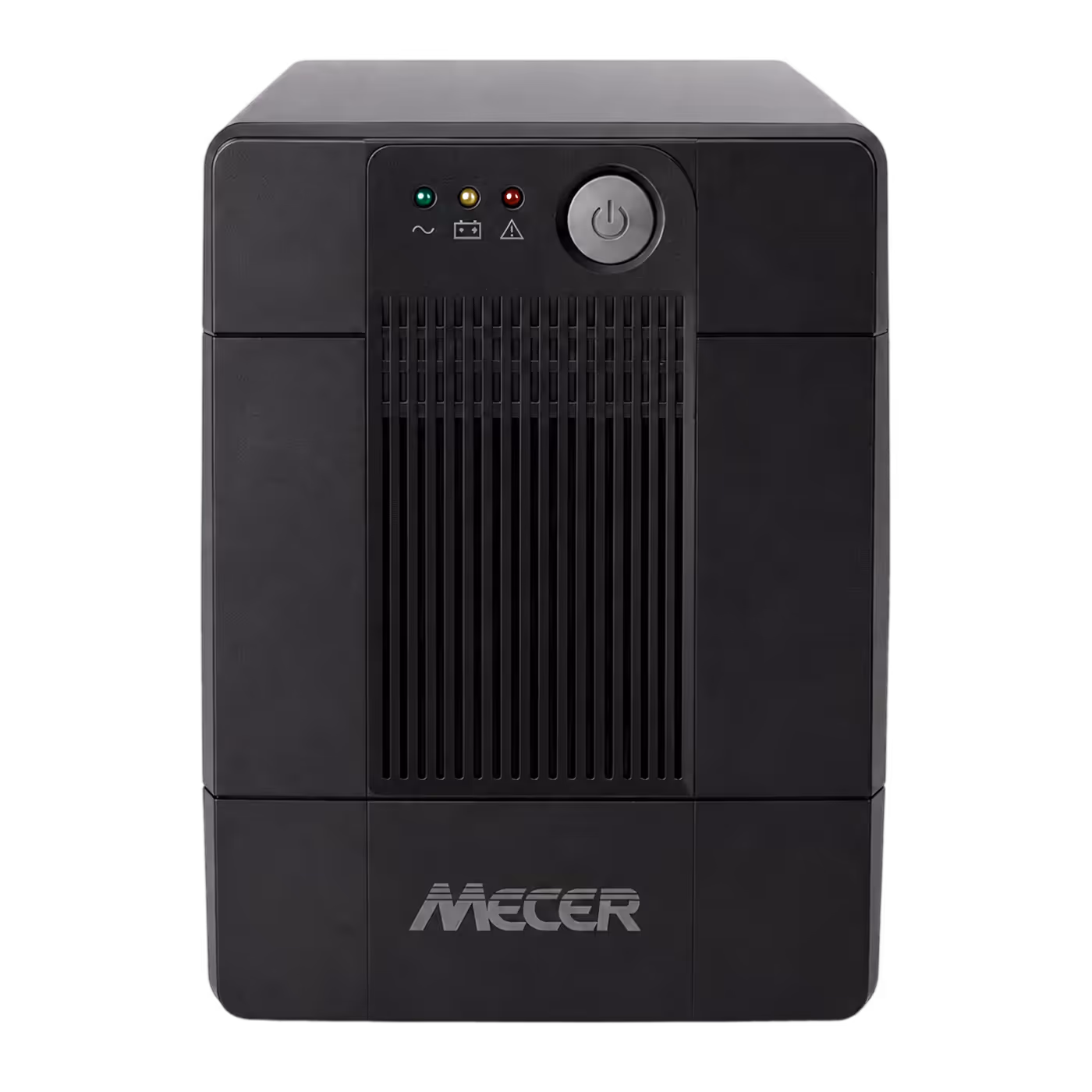 Mecer UPS unit showing automatic voltage regulation for stable power