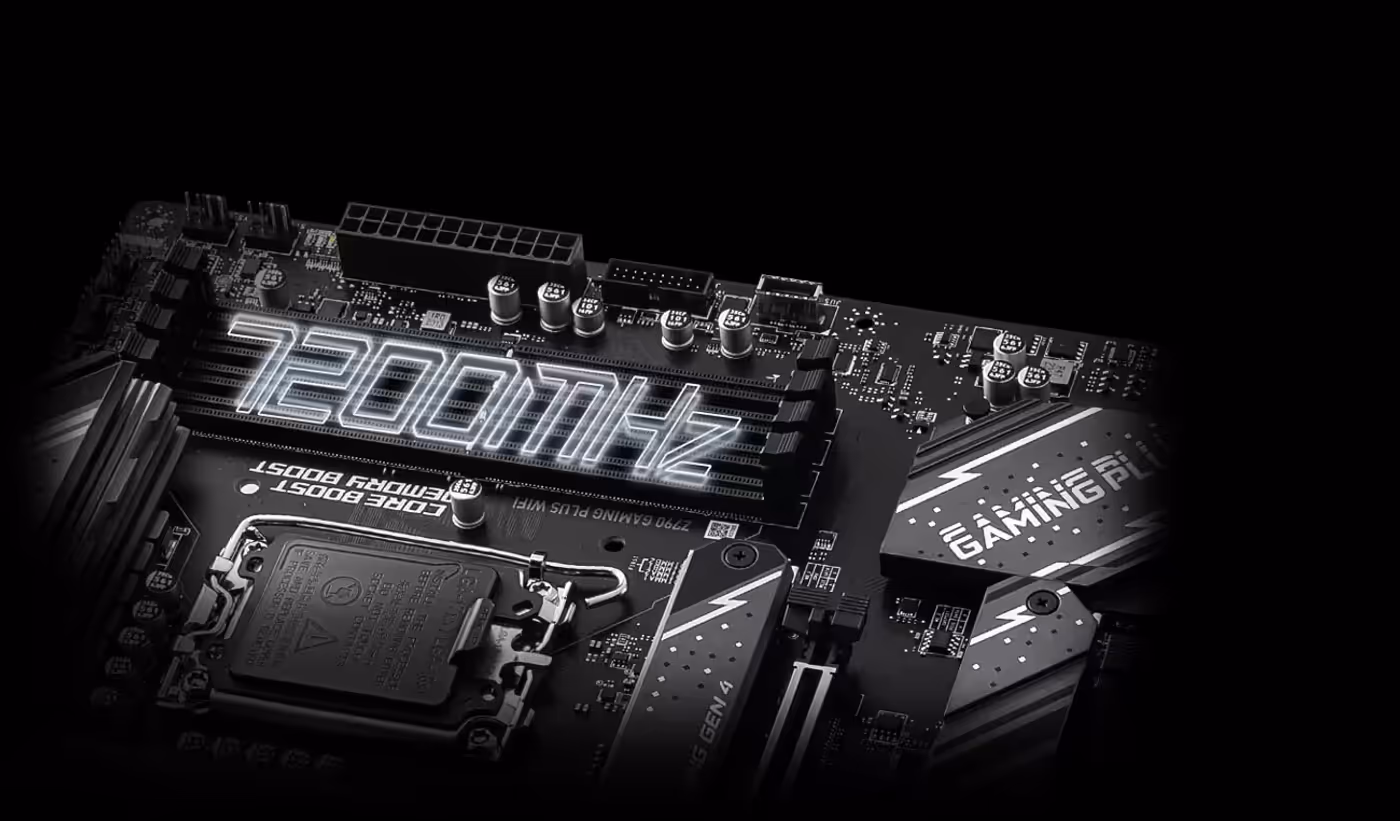 DDR5 memory slots with SMT technology for high-speed performance