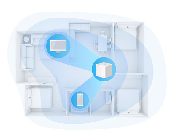 Mercusys Halo H30G Mobile Image Beamforming