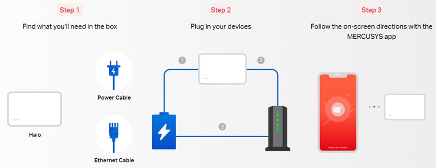 Mercusys App Setup Instructions for H70X - Desktop View