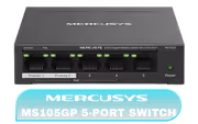 MERCUSYS MS105GP 5-Port Gigabit PoE+ Switch — 65W Budget - image 1