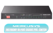 MERCUSYS MS110GMP 10-Port Gigabit PoE+ Switch, 8x PoE+ - image 1