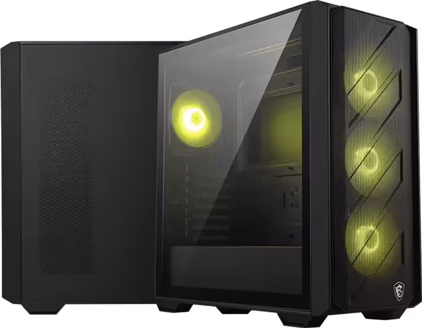 Front mesh panel design of the MAG FORGE 330R AIRFLOW highlighting cooling efficiency