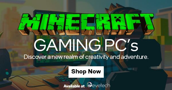 Minecraft Branded Computer High-Performance Minecraft Gaming PCs in South Africa | Evetech