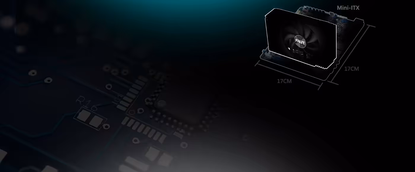Compact Mini-ITX Compatible Palit Graphics Card