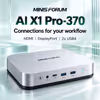 MINISFORUM AI X1 Pro-370 Mini PC — Ryzen AI 9 HX 370, 96GB DDR5 - image 6