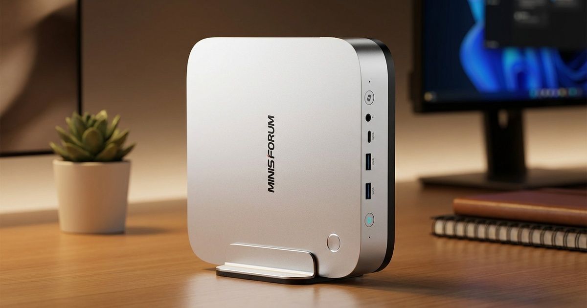 MINISFORUM AI X1 Pro-370 Mini PC — Ryzen AI 9 HX 370, 96GB DDR5